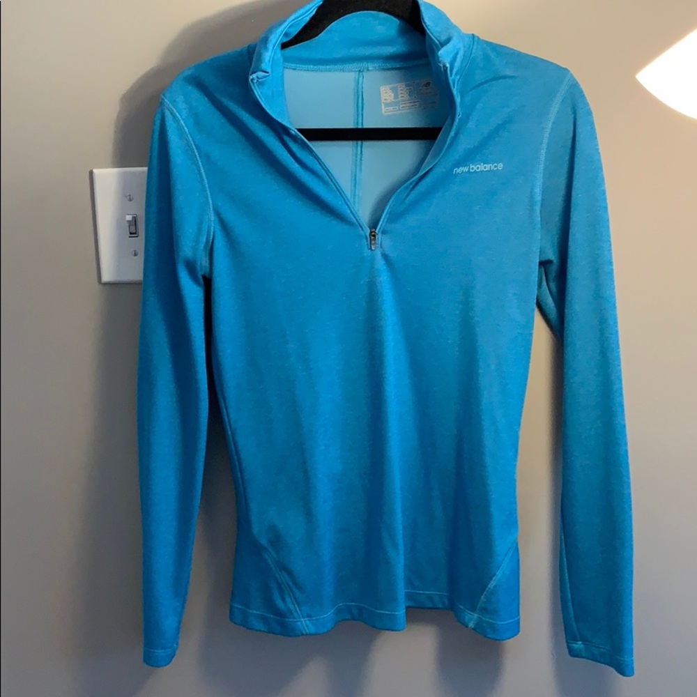 Teal New Balance Quarter Zip